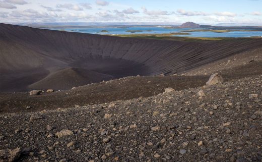 Volcan Hverfell près de Mývatn