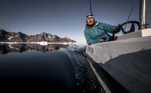 A local boat driver from Tasiilaq in East Greenland ©Mads Pihl