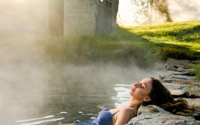 Baignade au Secret Lagoon