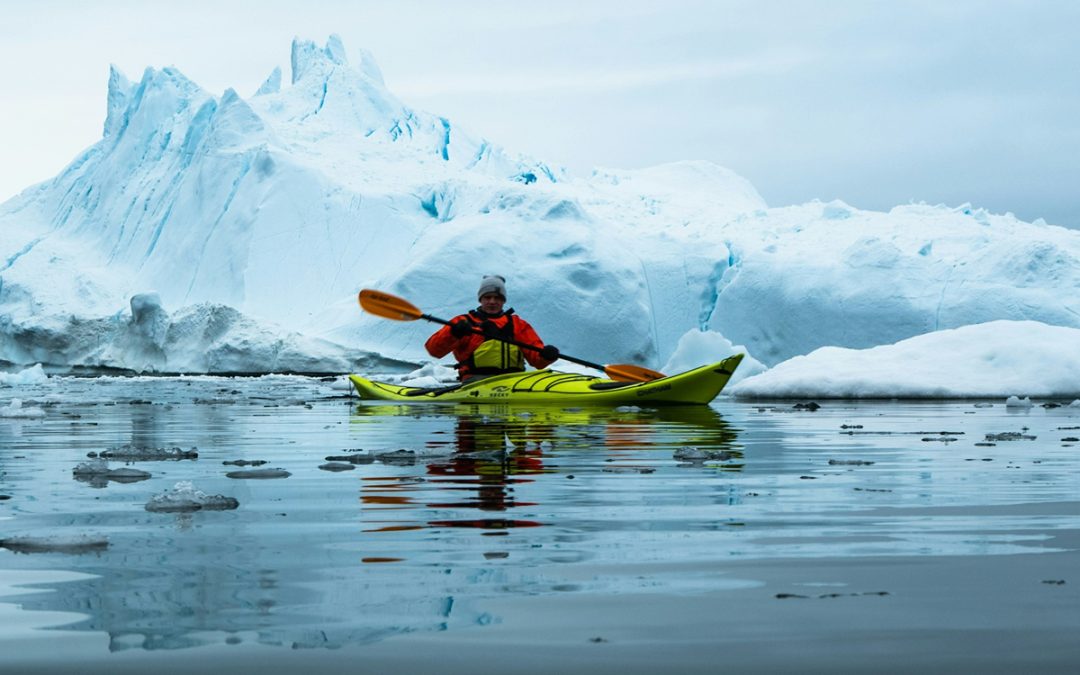 Kayak au Jökulsárlón (Vatnajökull)